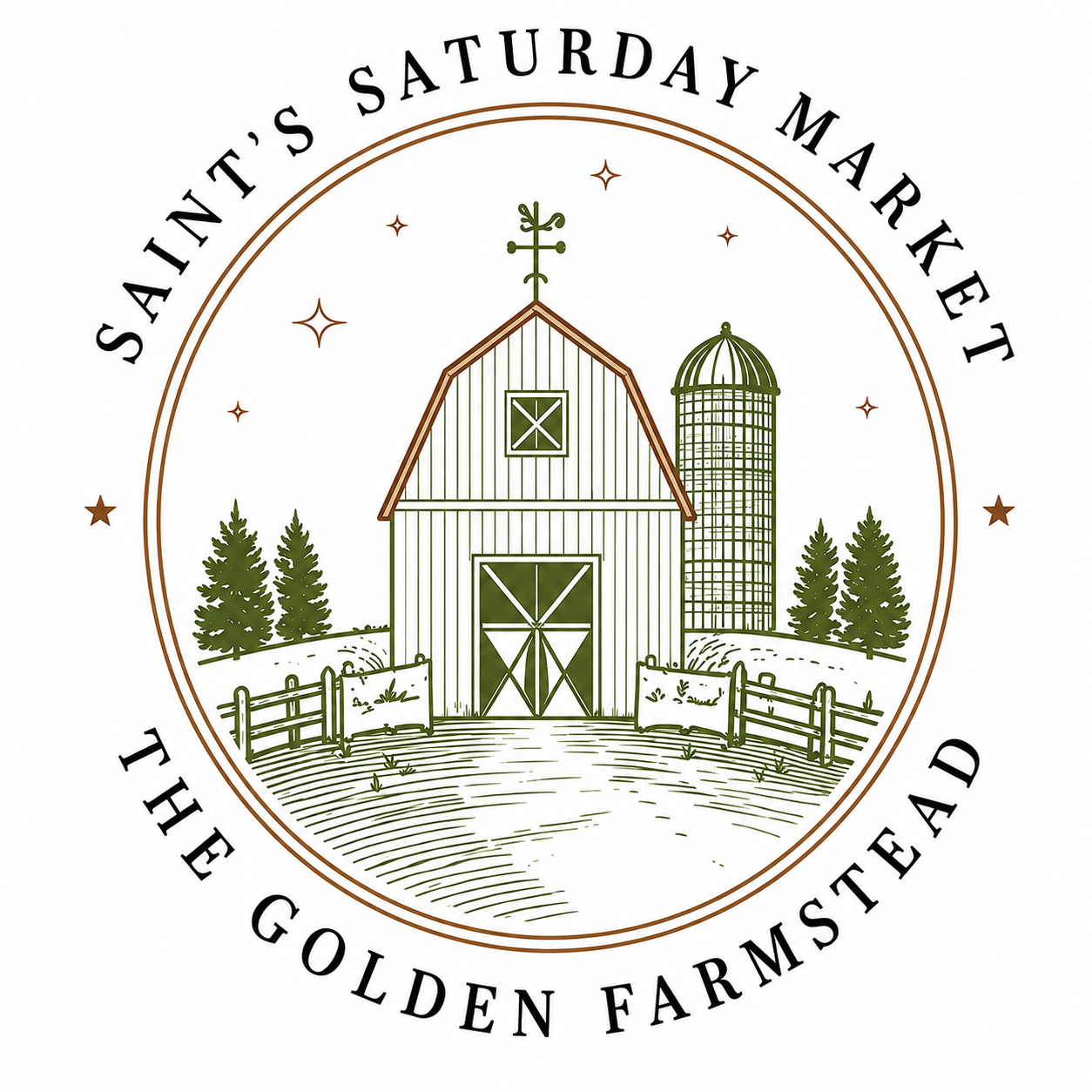 Saint’s Saturday Market at The Golden Farmstead logo